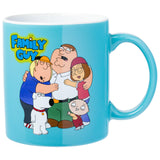 Silver Buffalo Family Guy Ceramic Mug Featuring Peter Griffin, Stewie Griffin, Meg Griffin, Brian Griffin, and Chris Griffin, 20