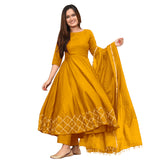 Gosriki Women'S Rayon Kurta (Kumt-Dress-Yellow L),Yellow,,B083DY75TK