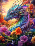 Axquilon Dragon Diamond Art Kits for Adults, Dragon Diamond Painting Kits for Adults Beginners, DIY 5D Gem Art for Gifts Home Wa