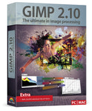 GIMP 2.10 - Graphic Design & Image Editing Software - this version includes additional resources - 20,000 clip arts, instruction