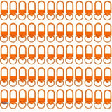 Keychain Clasp Keychain Clip Accessories Bulk 60pcs Colorful Lobster Claw Clasps for Keychains Clips Bag Charm Clip Swivel Clasp