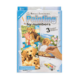 Royal & Langnickel Painting by Numbers Junior Small 3Piece Art Activity Kit, Dogs Set