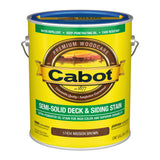 Cabot Semi-Solid Wood Stain + Sealer, Low VOC, Mission Brown, Gallon
