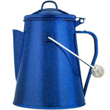 COLETTI Classic Camping Kettle - Tea and Camp Kettle, NO Aluminum or Plastic, Ideal for Boiling Water (Blue)