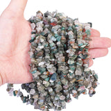favoramulet 5-8mm Indian Agate Tumbled Stone Chip Beads for Jewelry Making, Irregular Shaped Healing Crystal Loose Bead Supply,