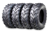 WANDA Set of 4 ATV UTV Tires 26x9-14 Front & 26x11-14 Rear 6PR Mud
