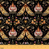 Feelyou Butterfly Fabric by The Yard Kids 3 Yard Boho Upholstery Fabric for Chairs Flower and Plant Waterproof Outdoor Fabric Gi