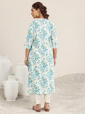 Libas Women'S Cotton Printed Regular Kurta (29416O Off White Off White M