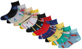 Rc. Royal Class Boys & Girls Ankle Length Cotton Multicolored Kids Socks (Pack Of 10 Pairs)(810 Years)
