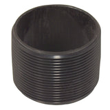 Valterra T3508 ABS Threaded Nipple - 3 x 8 , Black
