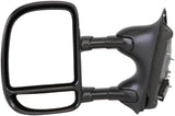 Dorman 955-1122 Driver Side Manual Door Mirror - Folding Compatible with Select Ford Models, Black