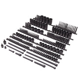 SUNEX 10181 3/8 & 1/2 Drive SAE & Metric 6 Point Standard & Deep with Star (E and Tamperproof), Triple Square, & Hex Bit, 181-Pi