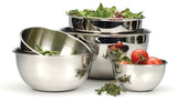 Rsvp International Endurance Stainless Steel Mixing Bowls, 8 Quart