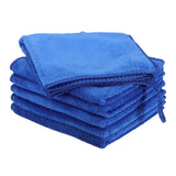 HARFINGTON 6 Pack Microfiber Cleaning Cloth, 8inch x 8inch MultiFunctional Cleaning Towels Reusable Absorbent Rags with Hook for Car
