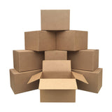 Amazon Basics Cardboard Shipping and Packing Moving Boxes, 10 Pack, Medium, Brown, 18 x 14 x 12