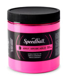 Speedball, 46216, Acrylic Screen Printing Ink, 8 Fl Oz. 237 ml, Fluorescent Magenta