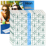 Hion Tattoo Aftercare Waterproof Bandage Transparent Film Dressing 50 Pre-Cut Sheets 4 x 4 Inch Tattoo Cover Up Tape Second Skin