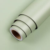 LACHEERY 160 x 24 in Sage Green Peel and Stick Wallpaper for Bedroom Light Green Wallpaper Stick and Peel Modern Matte Solid Col