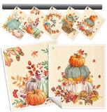 Miss Adola Fall Swedish Dishcloths for Kitchen 5 Pack Reusable Dish Cloths for Washing Dishes Absorbent Cute Autumn Theme Kitc
