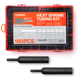 Dowire Heat Shrink Tubing Kit - 3:1 Ratio - Adhesive Lined - Wire Shrink Wrap Tubing - Waterproof Marine Grade Shrink Tube - 180