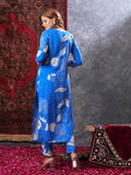 Gosriki Women'S Rayon Blend Straight Printed Kurta With Pant (Anaar-Blue-Vks02-Gs_S_Blue_Small),Blue,,B0D9YSNDYC