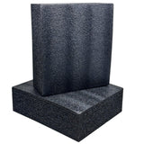 QISF 2PCS Cuttable Polyethylene Foam Block 12x10x3.5Inch Packing Sheet,9CM/3.5In Thick Padding Inserts Foam for DIY Crafts,Cases