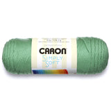 Caron Simply Soft Solids Yarn (4) Medium Gauge 100% Acrylic 6 oz Sage Machine Wash & Dry