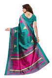 Anni Designer Indian Women'S Art Silk Festive Saree With Blouse Piece,Rama,Free,Art Silk,with blouse piece,with blouse piece