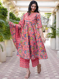 Libas Women'S Cotton Kurta Sets (33124O_Pink