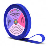 Mandala Crafts 0.5 Inch Elastic Silicone Gripper Tape for Clothing - 10 Yds Dotted Non Slip Elastic Band for Sewing - Royal Blue