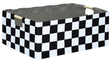Checkered Storage Basket Room Decor Gifts Basket Foldable Nursey Box Kids Hamper Storage Cube for Women Closet Organizer Boys Ca