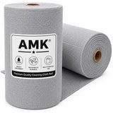 AMK Microfiber Cleaning Cloth Roll (20 Sheets) | Reusable TearOff Kitchen Cleaning Towels | Super Absorbent Washable Multipurpo
