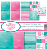 Reminisce Collection Kit 12X12Friends Forever Craft Kits