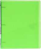 BAZIC Glitter Poly 3Ring Binder with Pocket, 1 Inch (Colors may vary)