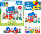 CreateOn Fun with Spot Magnetic Tiles, Building Set for Kids, Magnetic Tiles, Kids Building Toys, STEM Toys for Boys and Girls A