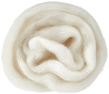 Clover Natural Wool Roving, Off White 7920