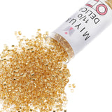 Miyuki Delica Seed Beads - Size 11/0 (1.6 mm), DB0033, Gold-Lined 24K, 7.2 g, Approx. 1440 Beads, Made in Japan