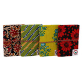 Pocket Size Diary Handmade Using Recycled Rags, Covered With Printed Fabric Multi Color (Single Diary 12.5 X 8)