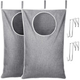 Lifewit 2 Pack Over Door Laundry Hamper, Large Collapsible Hanging Laundry Hamper, Hanging Laundry Basket Bag for Bathroom Bedro