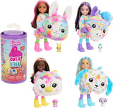 Barbie Chelsea Cutie Reveal Color Dream Series Small Doll & Accessories, Animal Plush Costume & 6 Surprises Including Color Chan