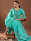 Libas Women'S Chanderi Silk Kurta Set (49446