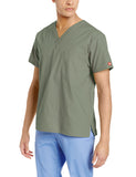 Dickies Mens Signature VNeck Scrubs Shirt, Olive, Small