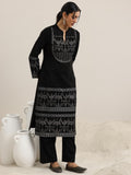 Libas Women'S Wool Blend Kurta Set (48798W_Black
