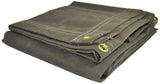Dry Top 61016 Canvas Tarp, cut size 10 x 16