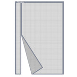 Risareyi Side Opening Magnetic Screen Door in Fiberglass 36x78inch, Grey - Thicken Mesh Screen Magnetic Closure Keep Bugs Out, R