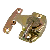 Brass Plated Table Leaf Lock - Pack of 2 - Dining Table Leaf Latches - Table Buckle Connectors - Table Locks for Leaves - Antiqu