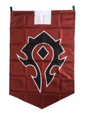 Horde Alliance Badge Banner Flag Orc Emblem Poster (Red)