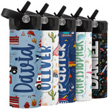 Personalized Water Bottle for Kids - 20 oz - 14 Design Options, Custom Water Bottle for Children - End of School Year Gifts, Bac