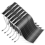 200W Flexible Solar Panel 23.5% High Efficiency Monocrystalline - Ultra Lightweight & Bendable, Perfect for RV Boat Van Off-Grid