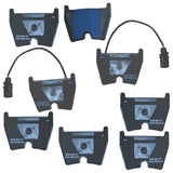 Bendix Premium SBM1029 Semi-Metallic Front Brake Pads for Audi R8 2011-2010, R8 2018, RS3 2017, RS5 2011, Lamborghini Gallardo 2